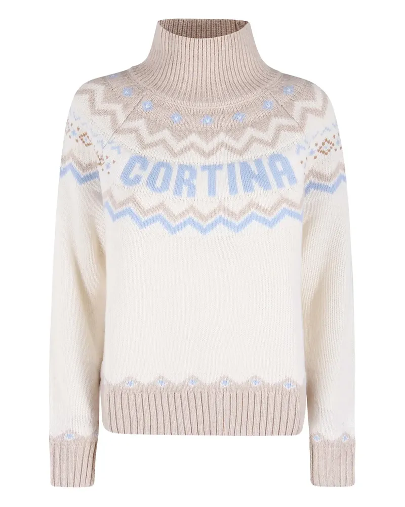 MC2 Saint Barth Pullover mit Rollkragen - Nude Nude