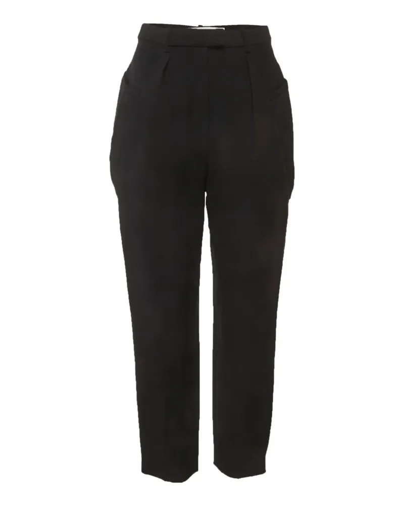 IRO pleated tailored trousers - Schwarz Schwarz