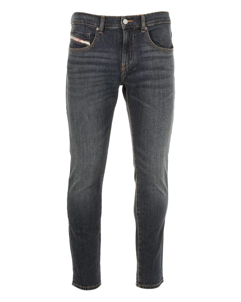 Diesel Jeans mit Logo-Patch - Blau Blau