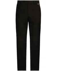 Dolce & Gabbana front-fastening straight-leg trousers Black