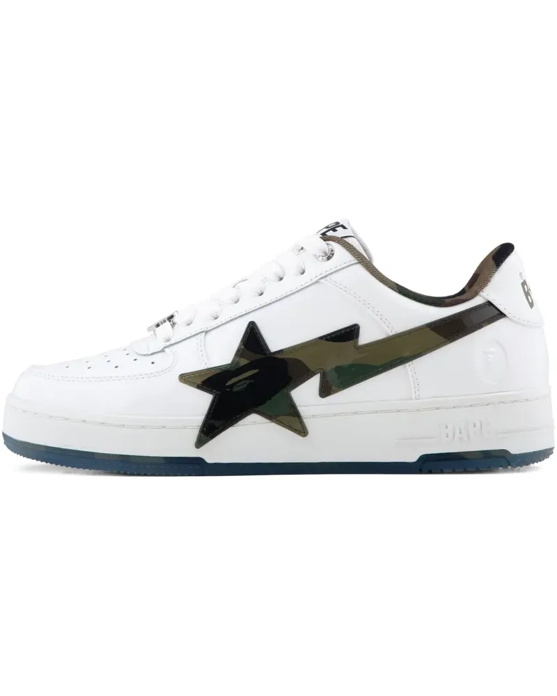 BAPE Sneakers mit Sternapplikation - Weiß Weiß