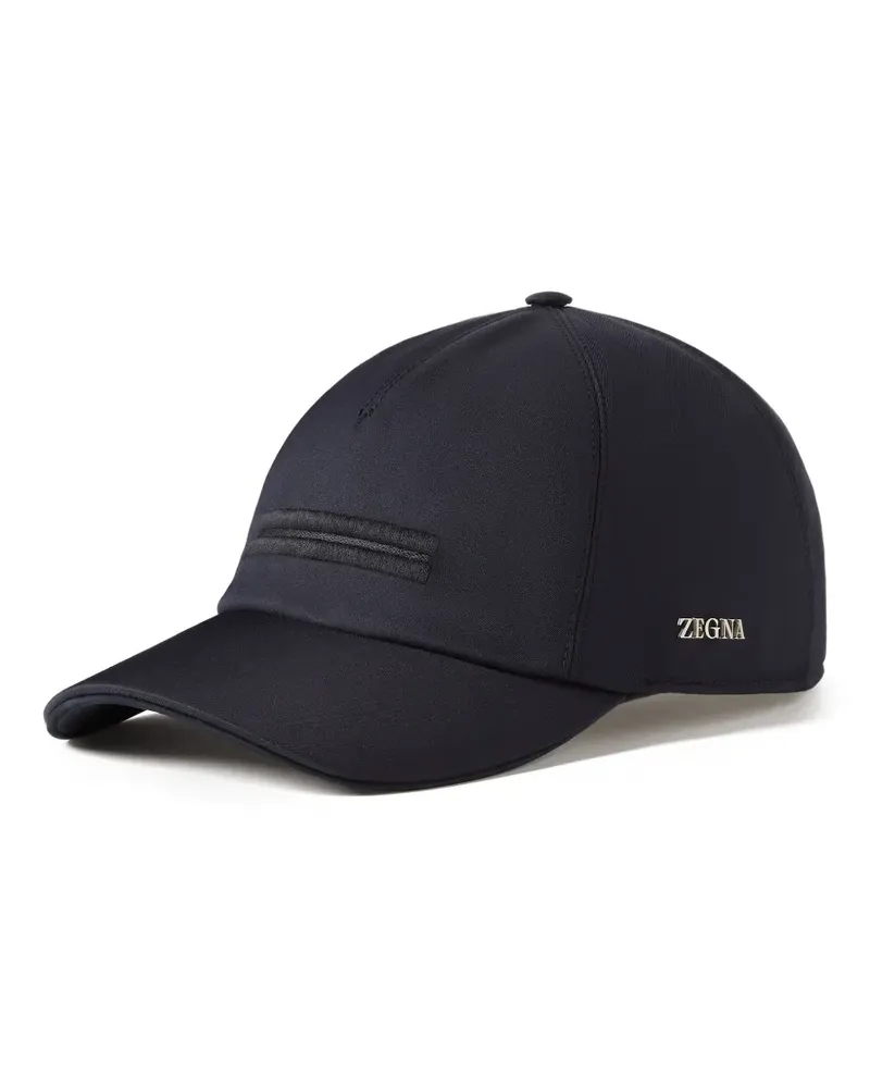 Ermenegildo Zegna Marineblaue Baseballkappe Blau