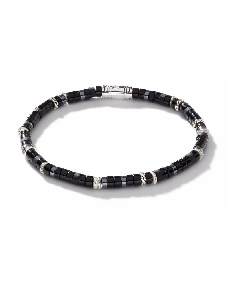 John Hardy Classic Chain Heishi Silver Perlenarmband - Silber Silber
