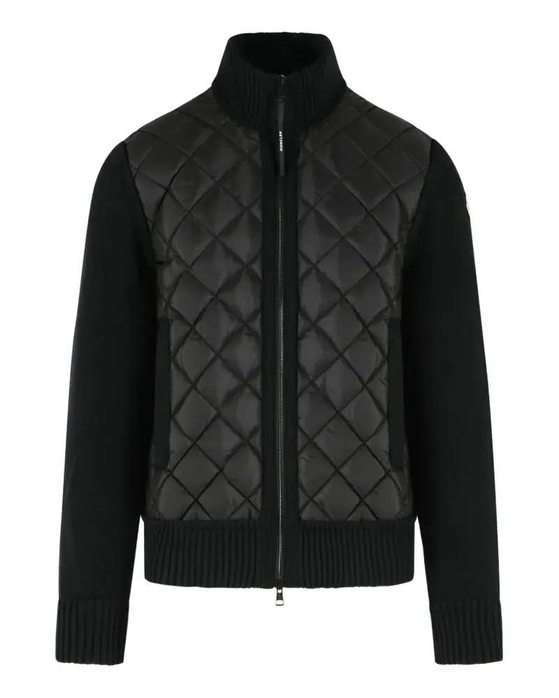 Moncler Jacke mit gesteppten Einsätzen - Schwarz Schwarz