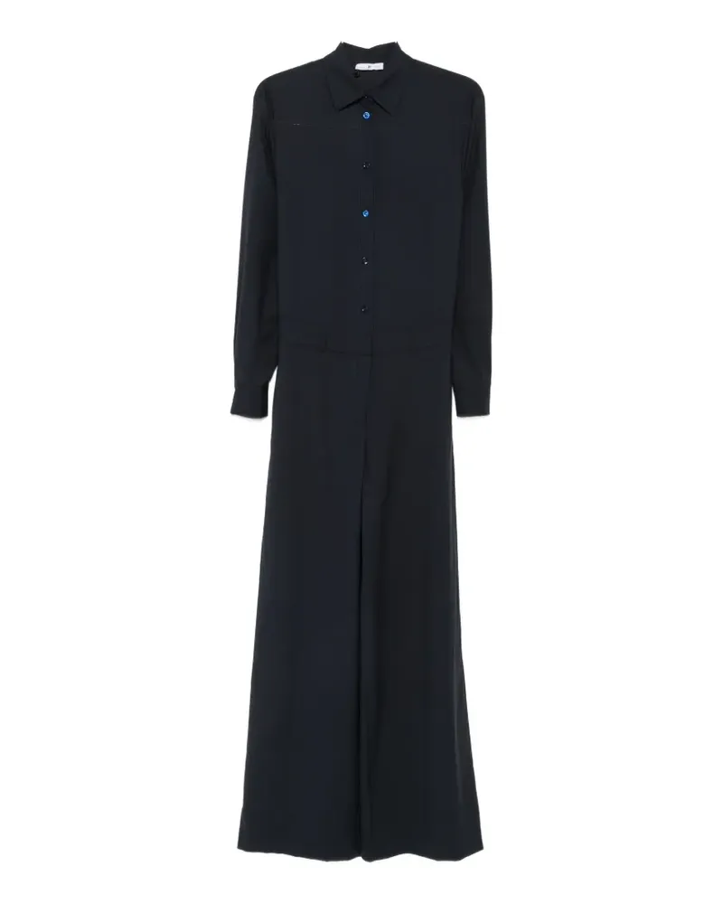 PT TORINO virgin-wool jumpsuit - Blau Blau