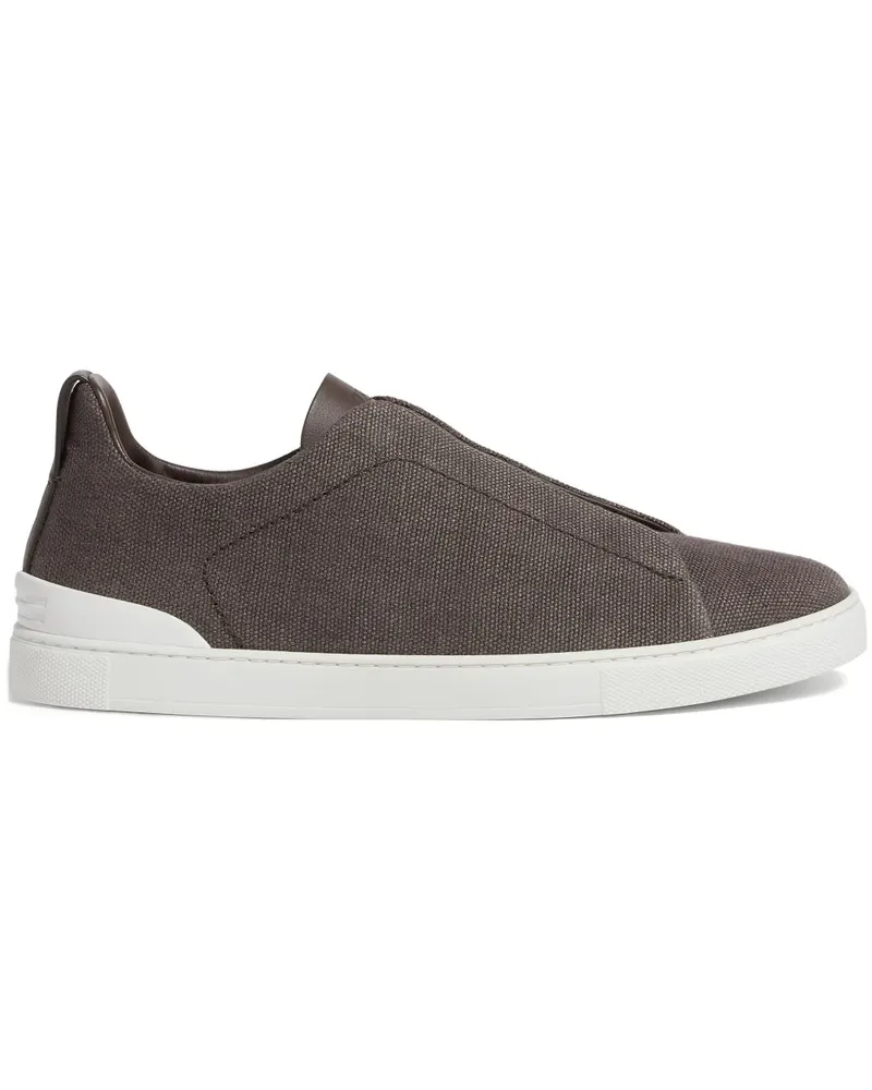 Ermenegildo Zegna Triple Stitch Sneakers - Braun Braun