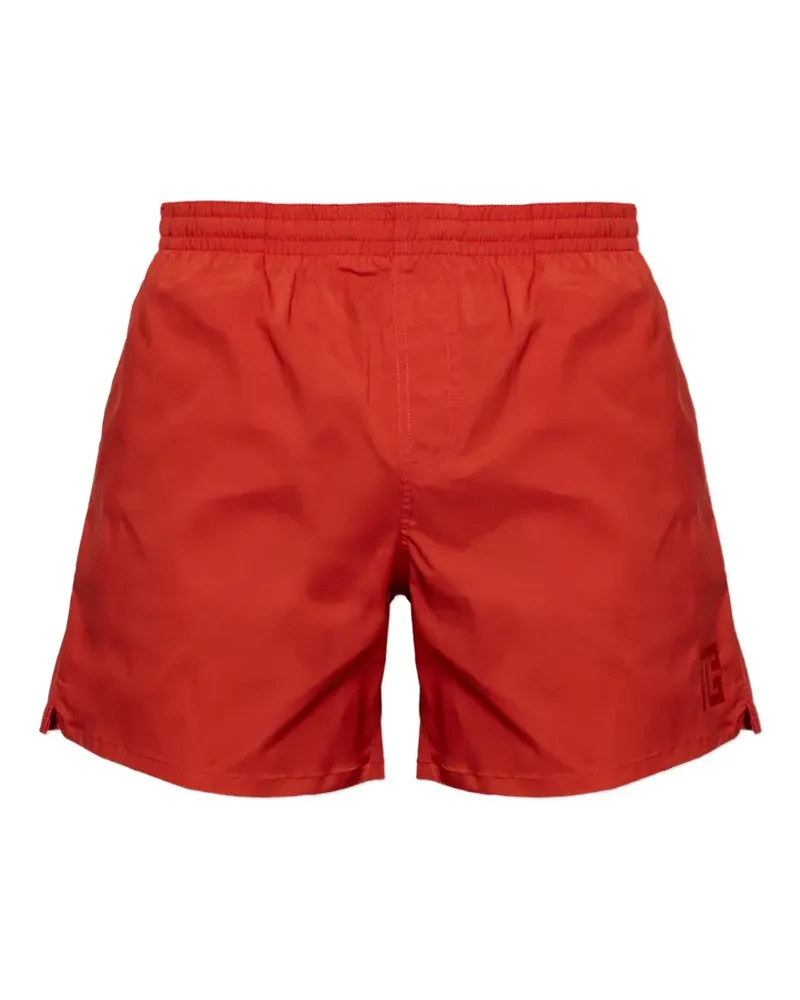 Balmain logo-detail swim shorts - Rot Rot