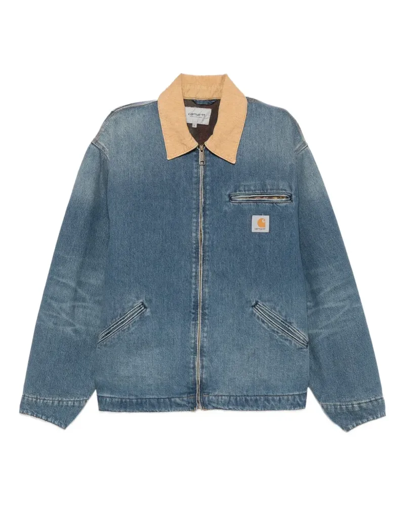 Carhartt WIP Detroit zip-up denim jacket - Blau Blau