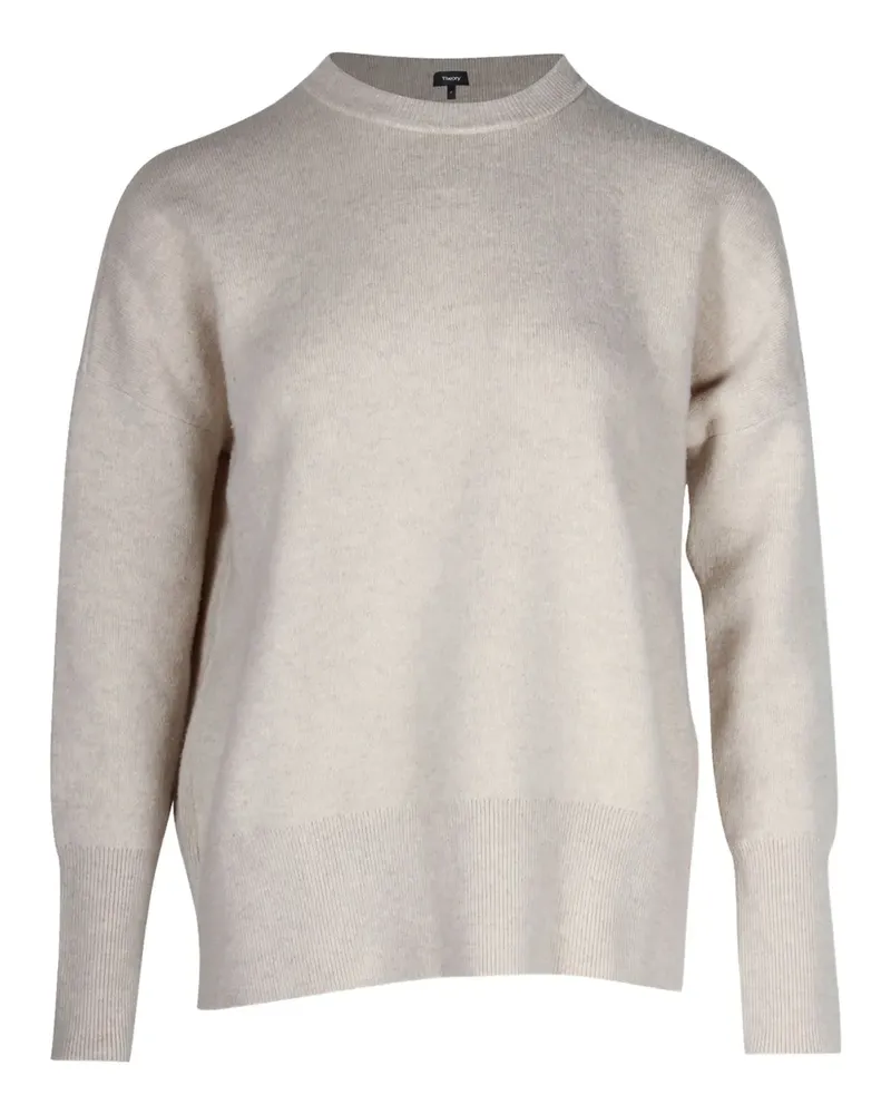 Theory crew-neck wool sweater - Nude Nude