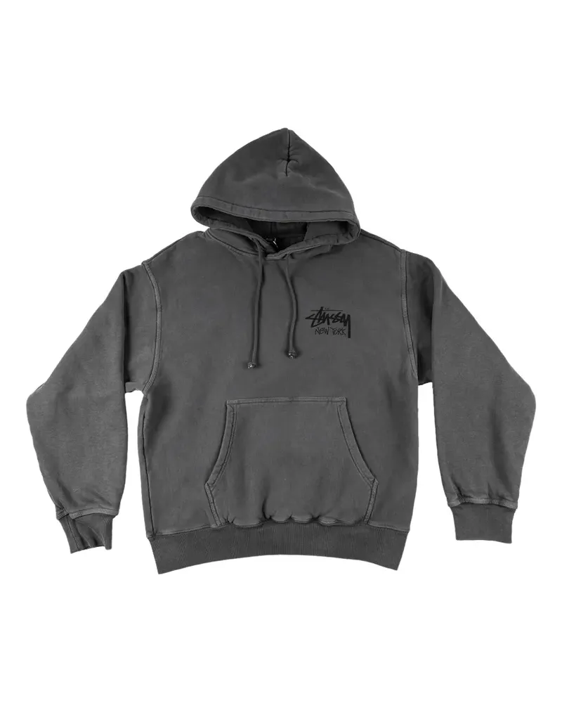 Stüssy New York Chapter hoodie - Grau Grau
