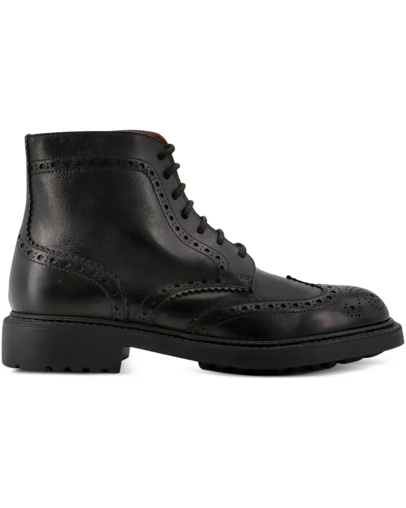 Doucal´s Wingtip Triumph Stiefel - Schwarz Schwarz
