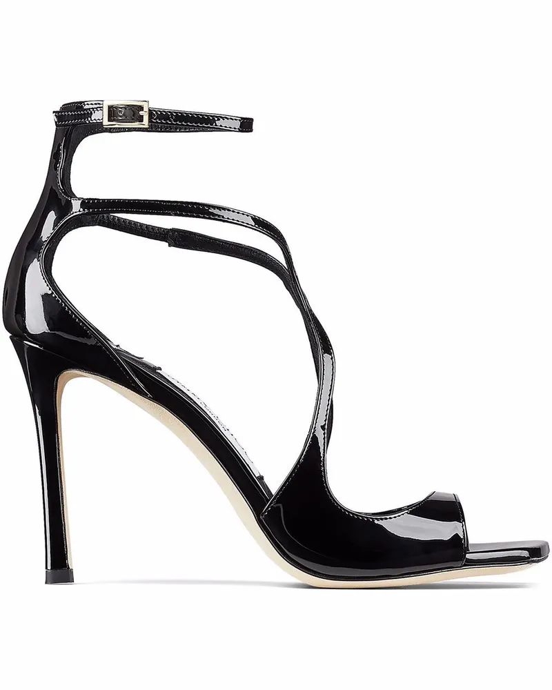 Jimmy Choo Azia Sandalen 95mm - Schwarz Schwarz