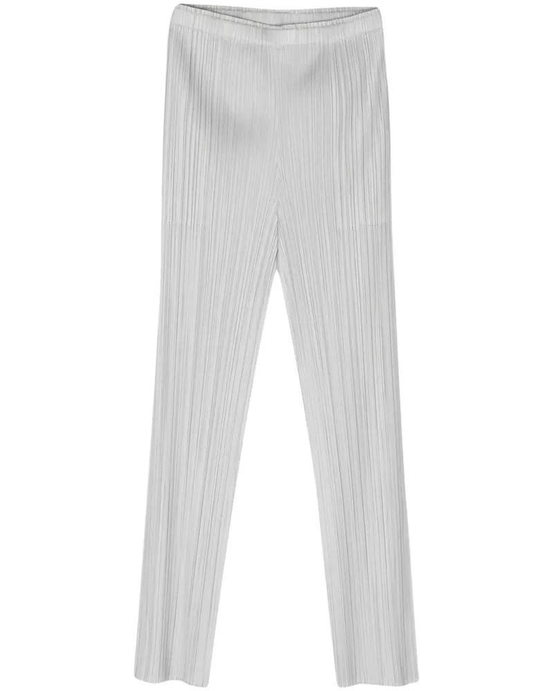 Issey Miyake MC March Plisseehose - Grau Grau