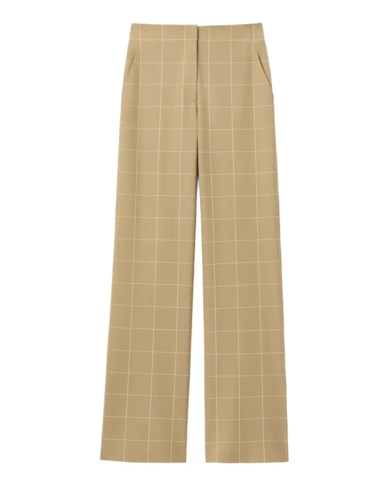 Lafayette148 Thames Hose mit Gittermuster - Nude Nude