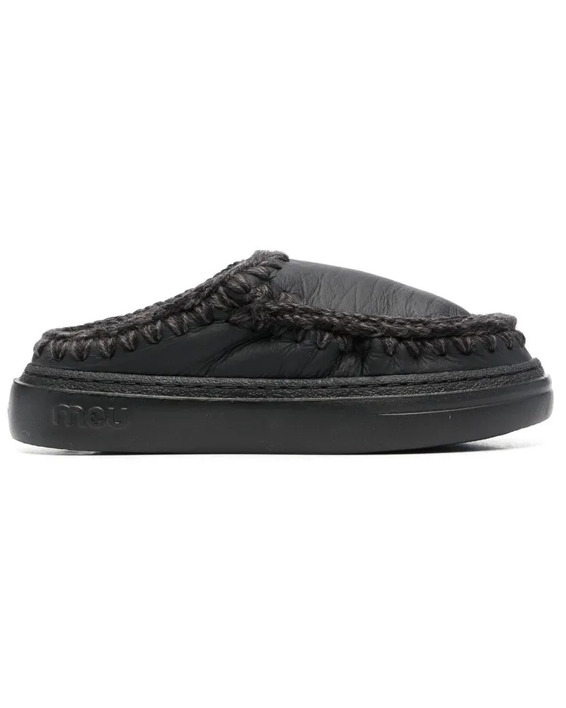 Mou Eskimo Slipper - Schwarz Schwarz