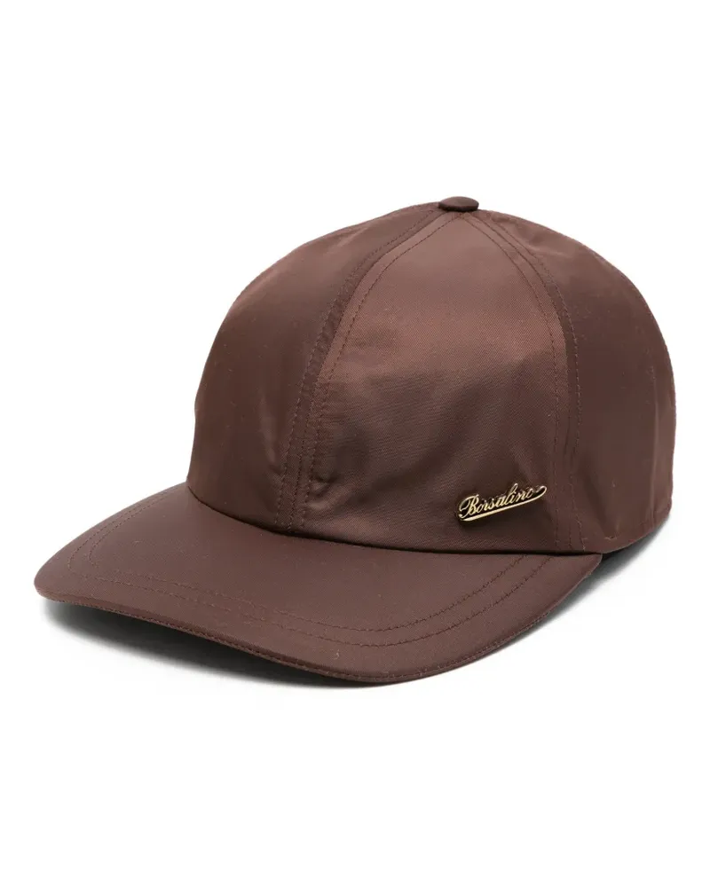 Borsalino logo cap - Braun Braun