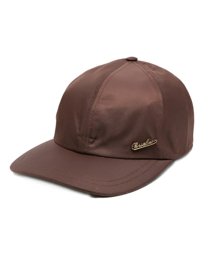 Borsalino logo cap - Braun Braun