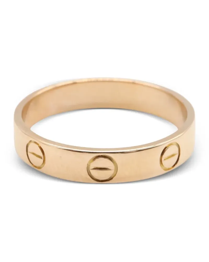 Cartier 2010s 18kt Mini Love Rotgoldring - Gelb Gelb