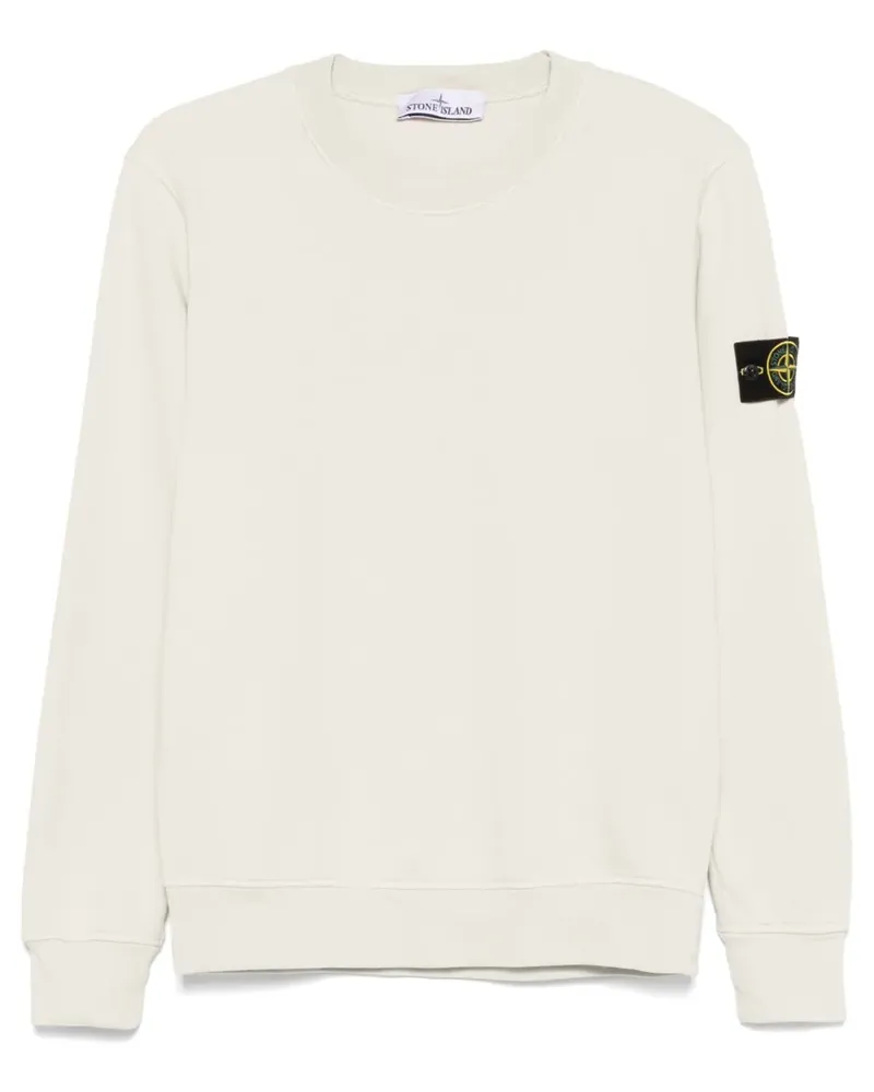 Stone Island Sweatshirt mit Kompass-Patch - Nude Nude