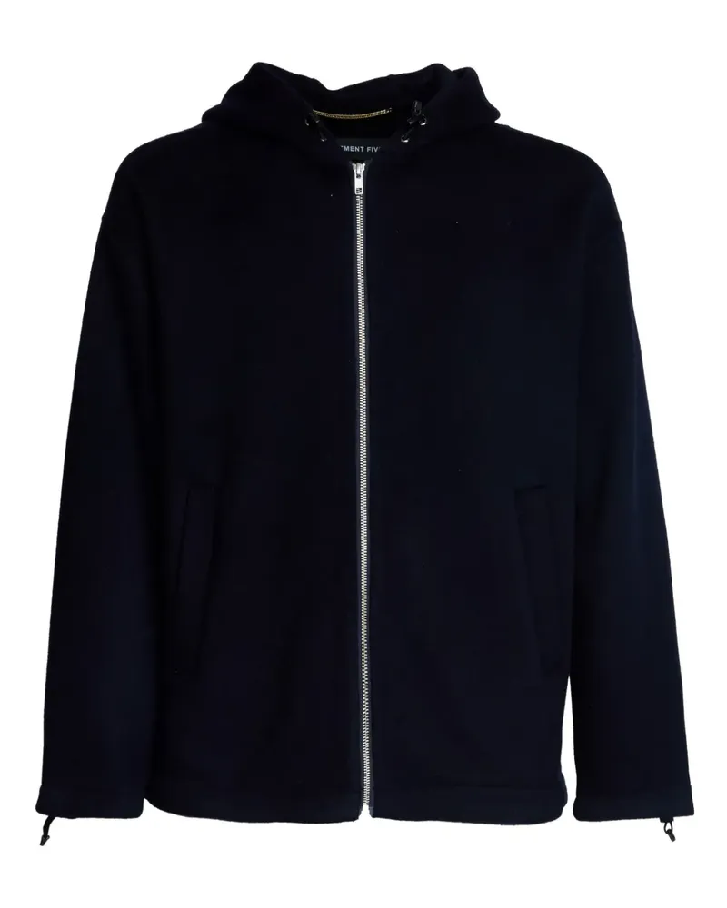 Department 5 Kapuzenparka mit Reißverschluss - Blau Blau