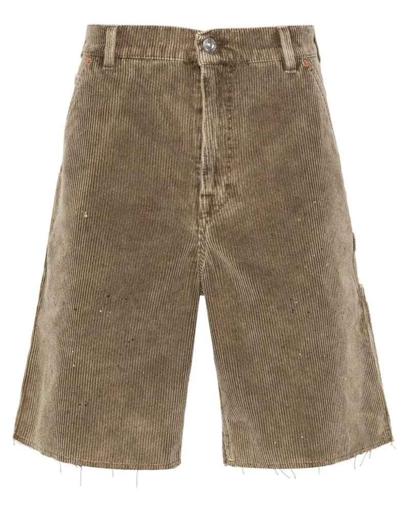 Our Legacy Hoch sitzende Joiner Cordshorts Braun