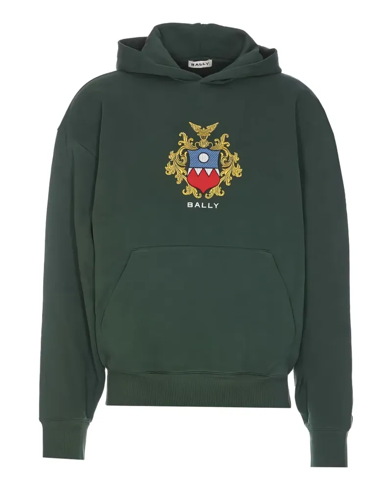 Bally Crest hoodie - Grün Grün