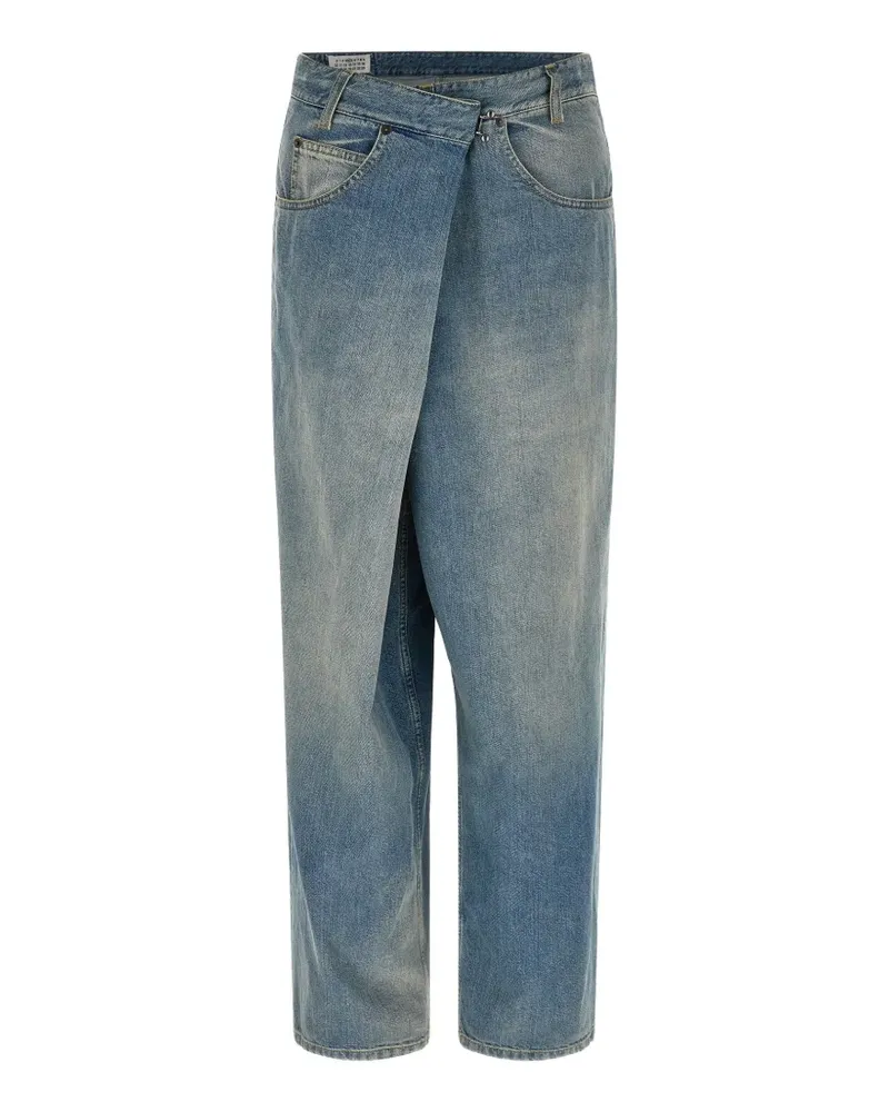 Maison Margiela asymmetric jeans - Blau Blau