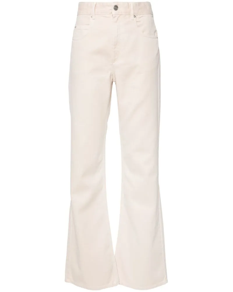 Isabel Marant Belvira Bootcut-Jeans mit hohem Bund - Nude Nude