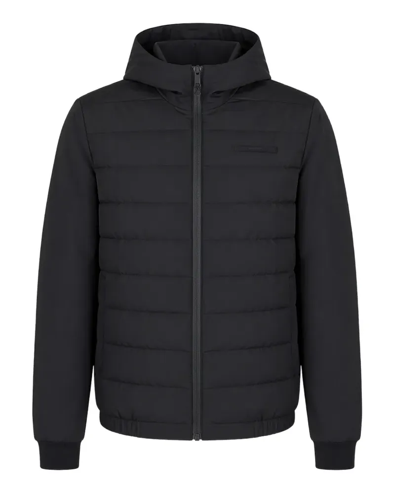 Calvin Klein quilted hooded jacket - Schwarz Schwarz