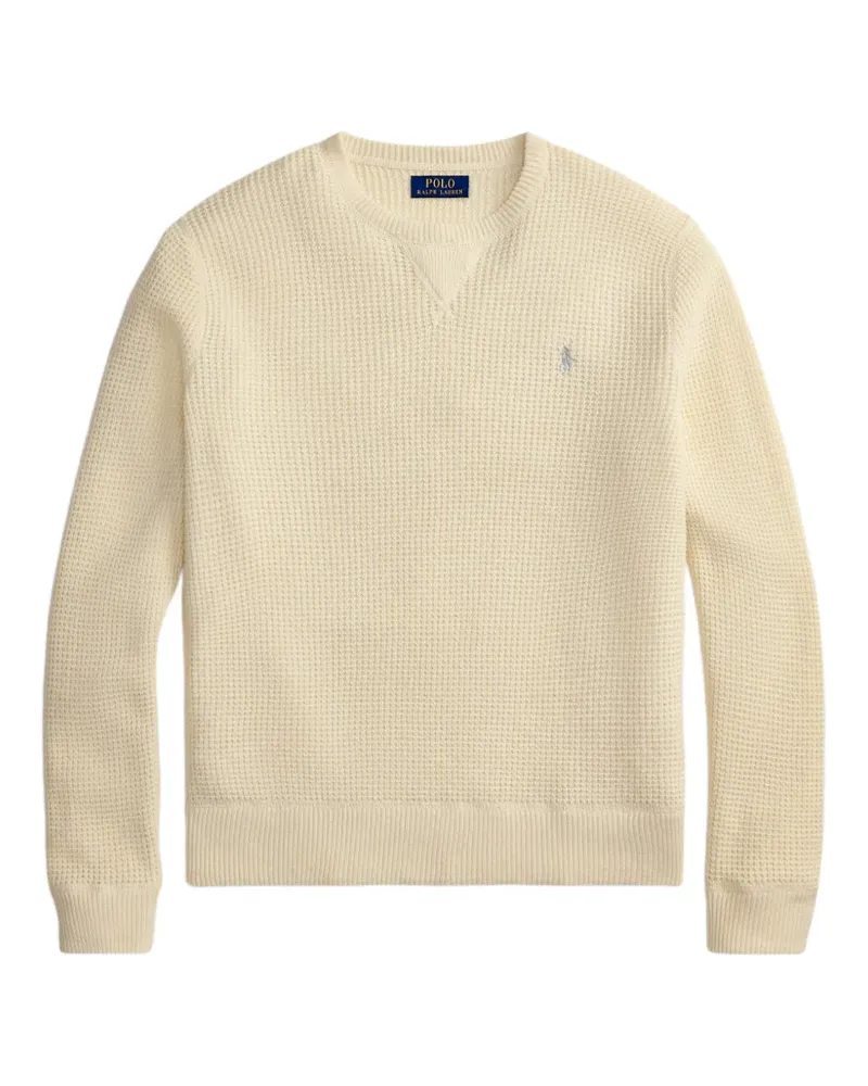 Ralph Lauren Pullover mit Waffelstrick-Muster - Nude Nude