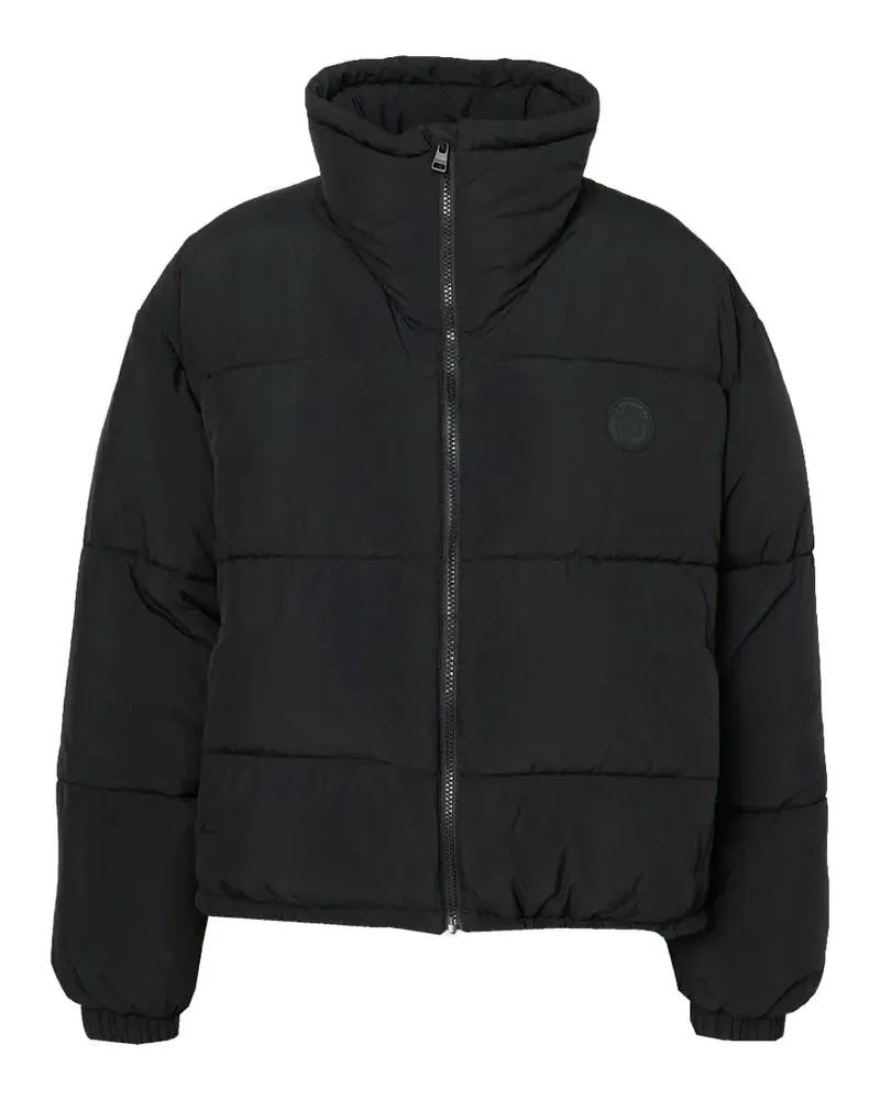 HUGO BOSS quilted high-neck jacket - Schwarz Schwarz