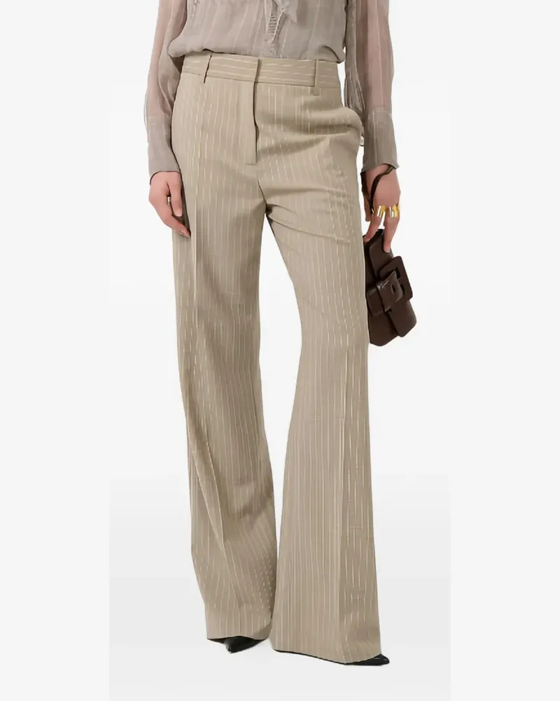 Barbara Bui Hose mit Nadelstreifen - Nude Nude