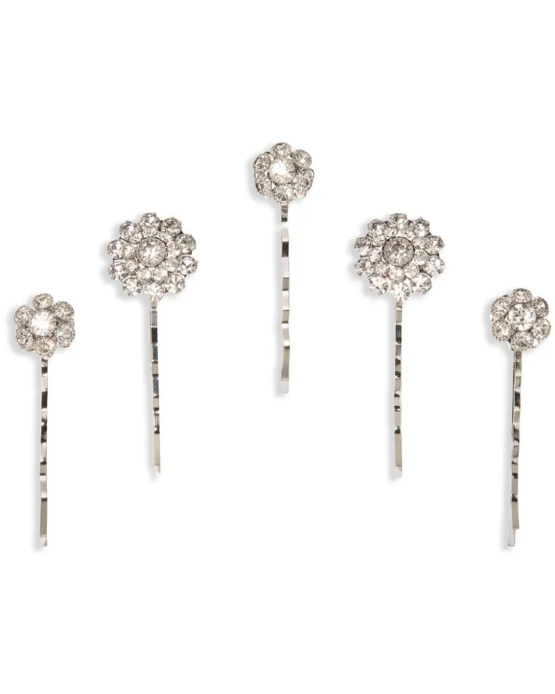 Jennifer Behr Nora Haarnadeln (5er-Set) - Silber Silber