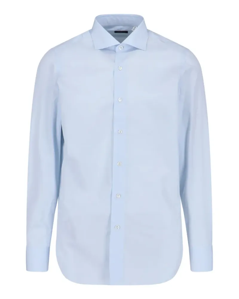 Finamore 1925 buttoned classic shirt - Blau Blau