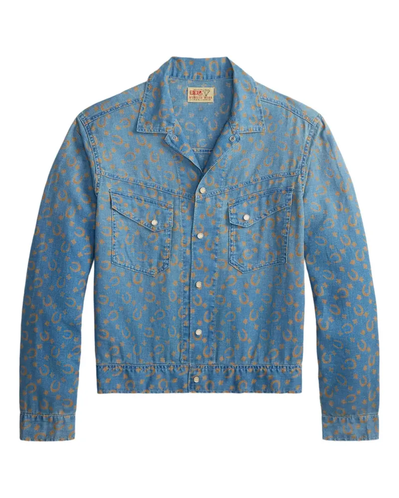 Ralph Lauren Hemd mit Hufeisen-Print - Blau Blau