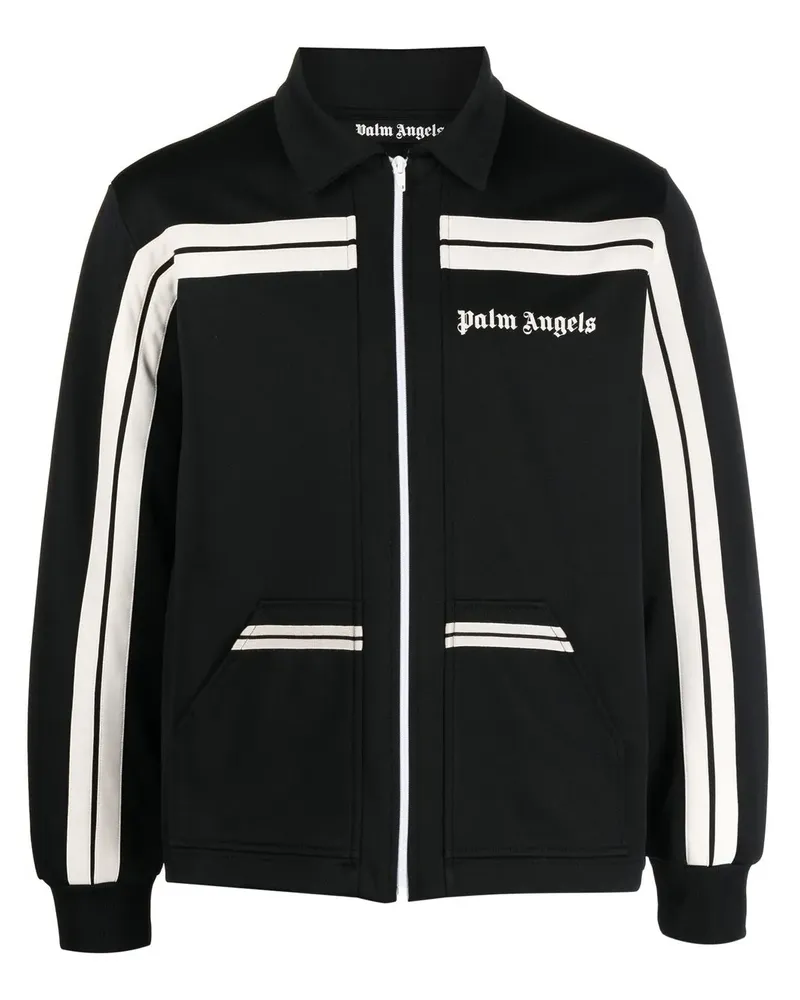 Palm Angels Jacke mit Kontrasteinsätzen - Schwarz Schwarz