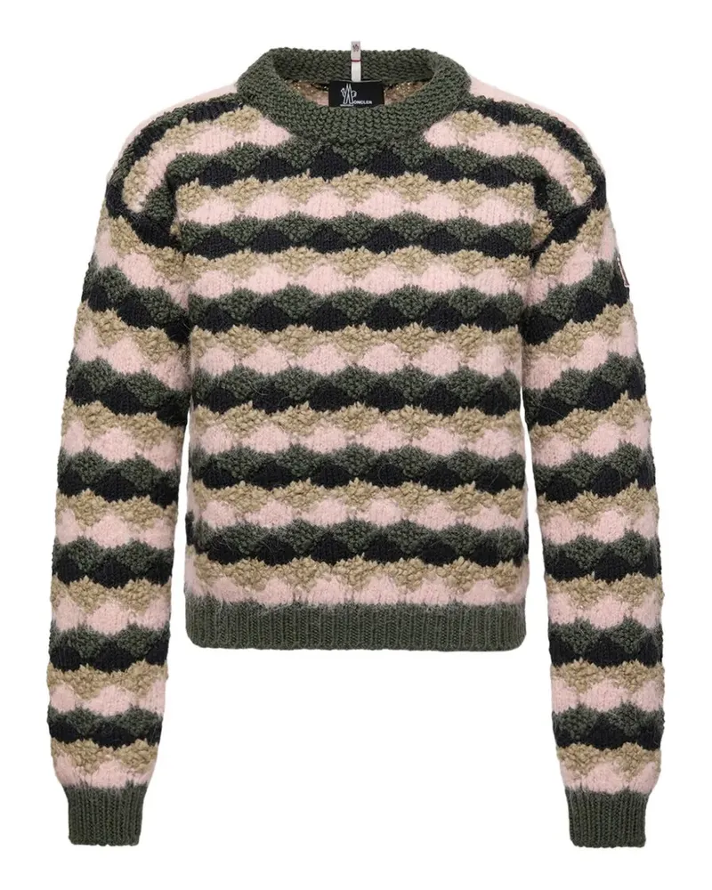 Moncler Gestreifter Pullover - Rosa Rosa