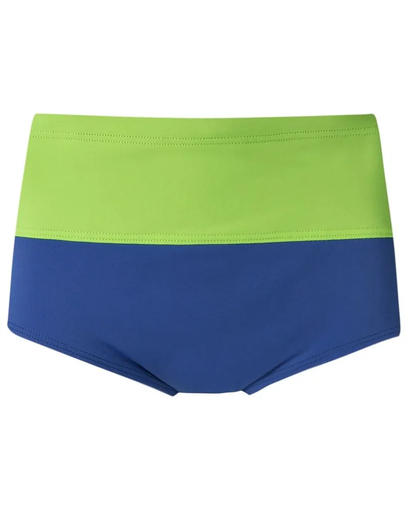 Amir Slama Zweifarbige Badeshorts - Blau Blau