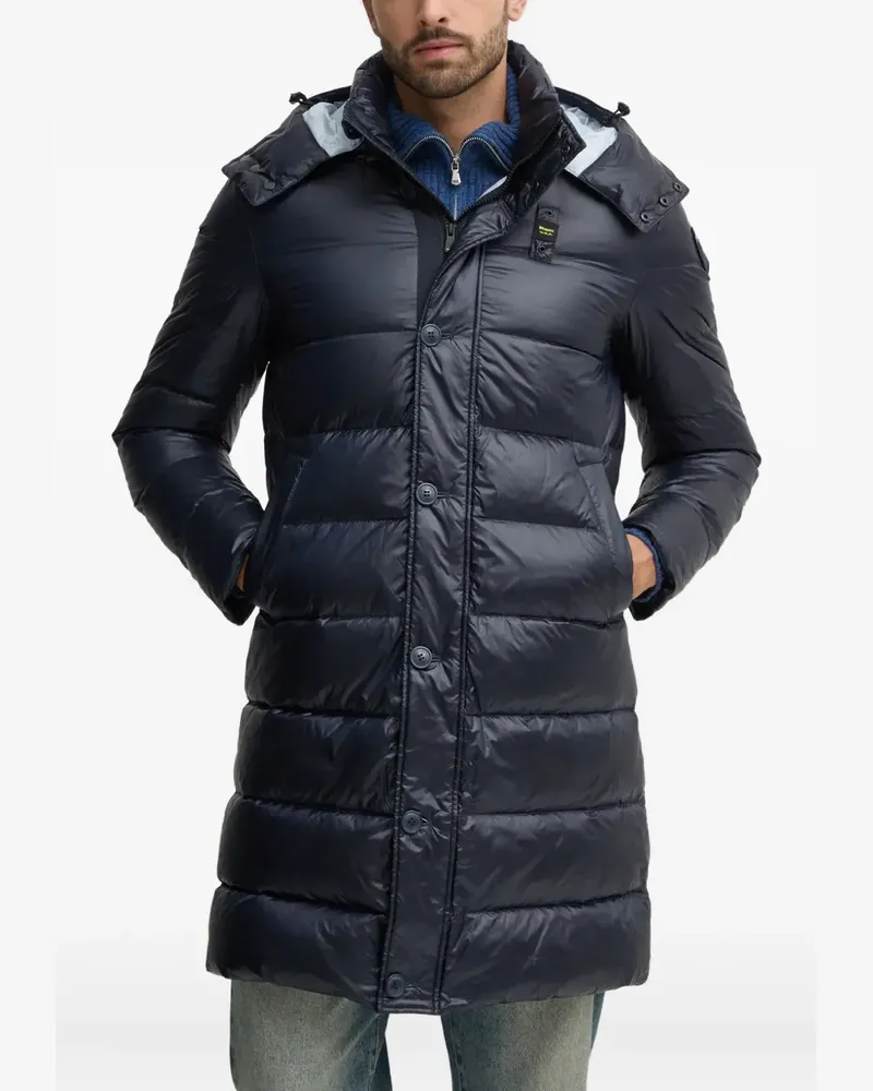 Blauer padded down jacket Blau