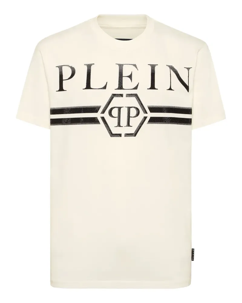 Philipp Plein T-Shirt mit Logo-Print - Weiß Weiß