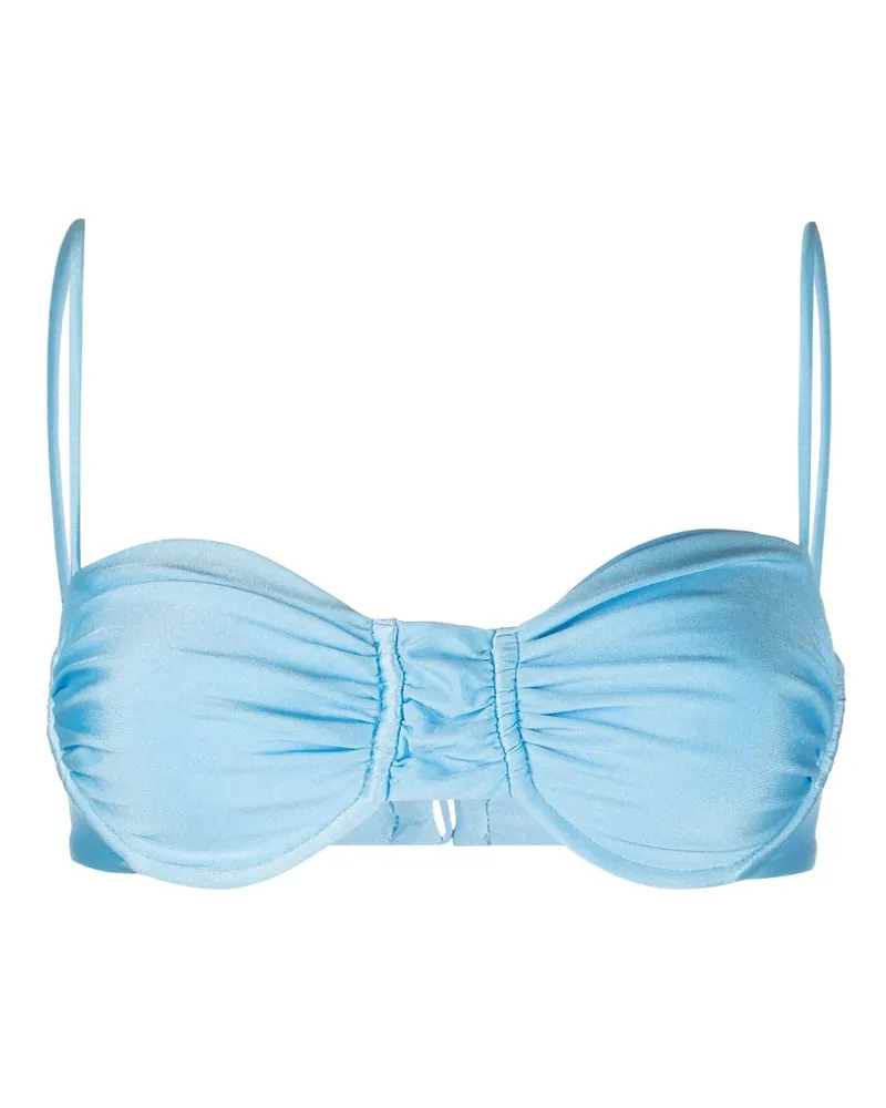 JADE SWIM Metallic-Top - Blau Blau