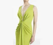 Maxikleid mit V-Ausschnitt - Grün