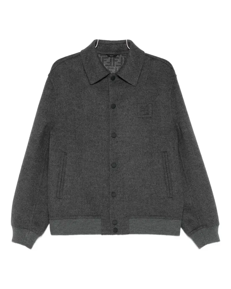 Fendi wool bomber jacket - Grau Grau