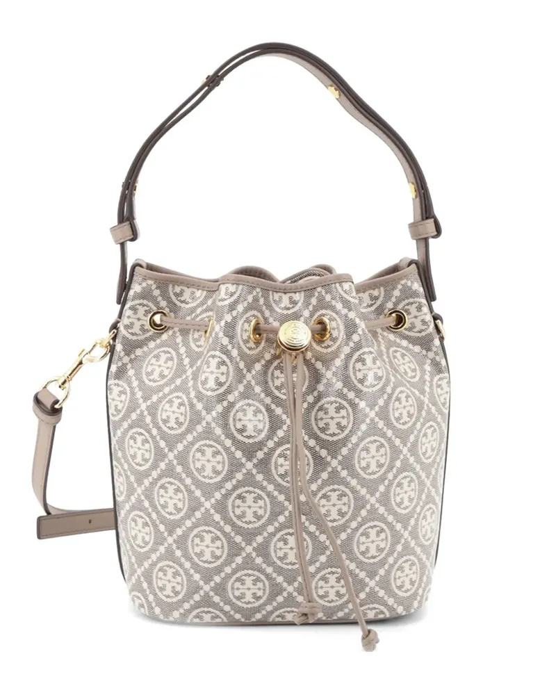 Tory Burch drawstring bucket bag - Grau Grau
