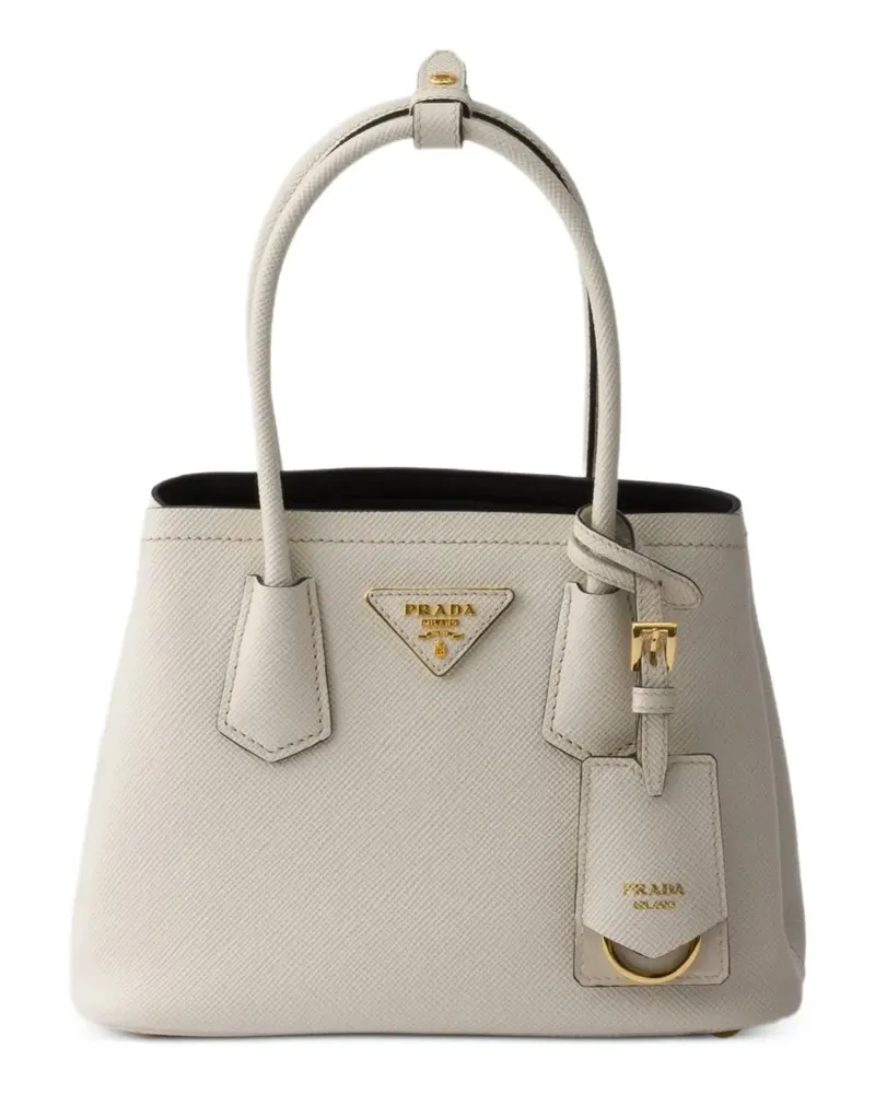 Prada Double Saffiano leather mini-bag - Nude Nude