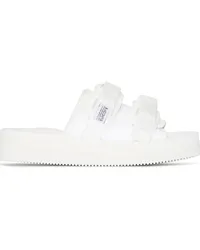 SUICOKE MOTO Webbing Sandalen Weiß