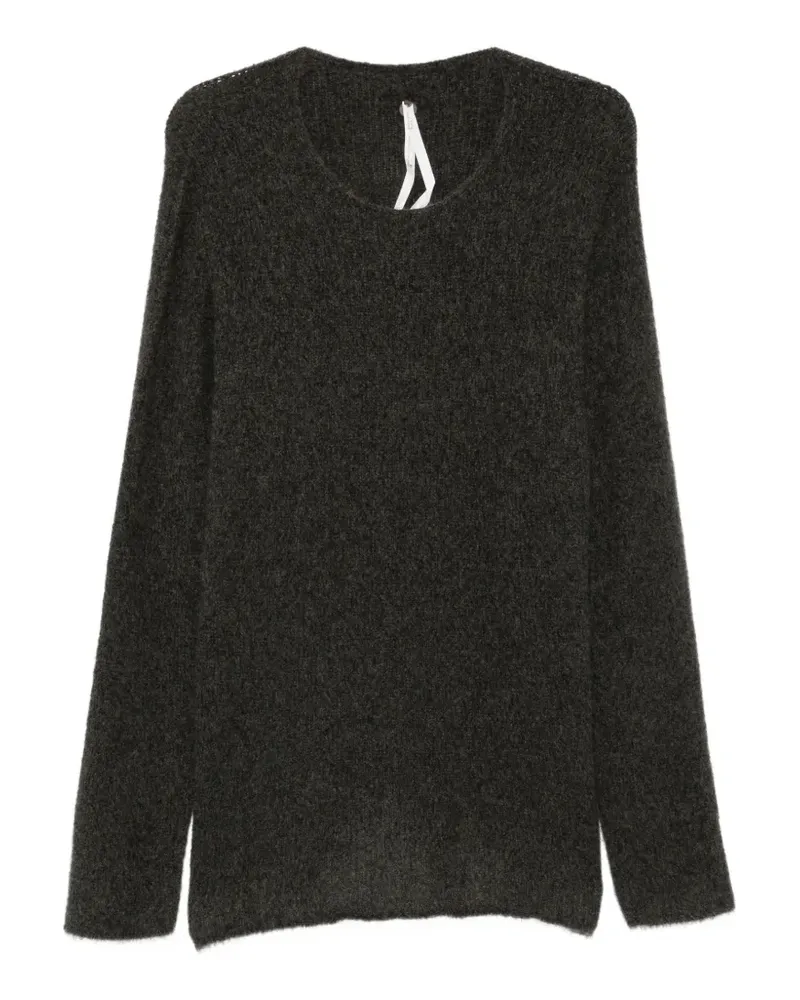 Label Under Construction brushed-knit sweater - Grau Grau