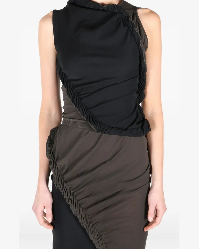 Issey Miyake Beanstalk top - Schwarz Schwarz