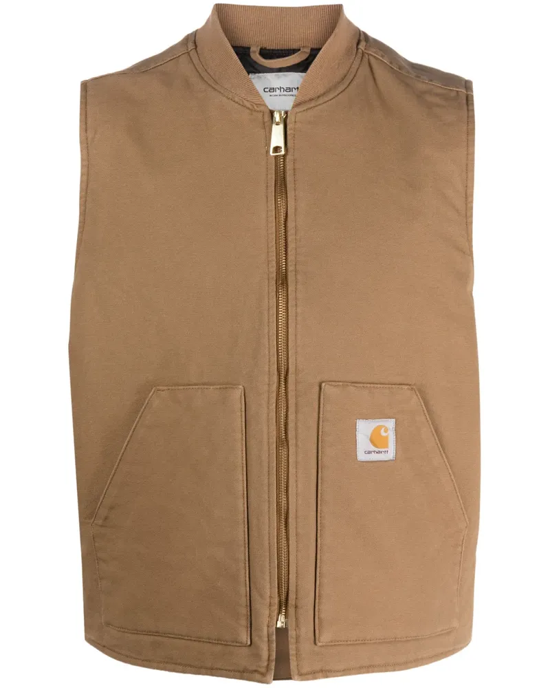 Carhartt WIP Weste mit Reißverschluss - Braun Braun