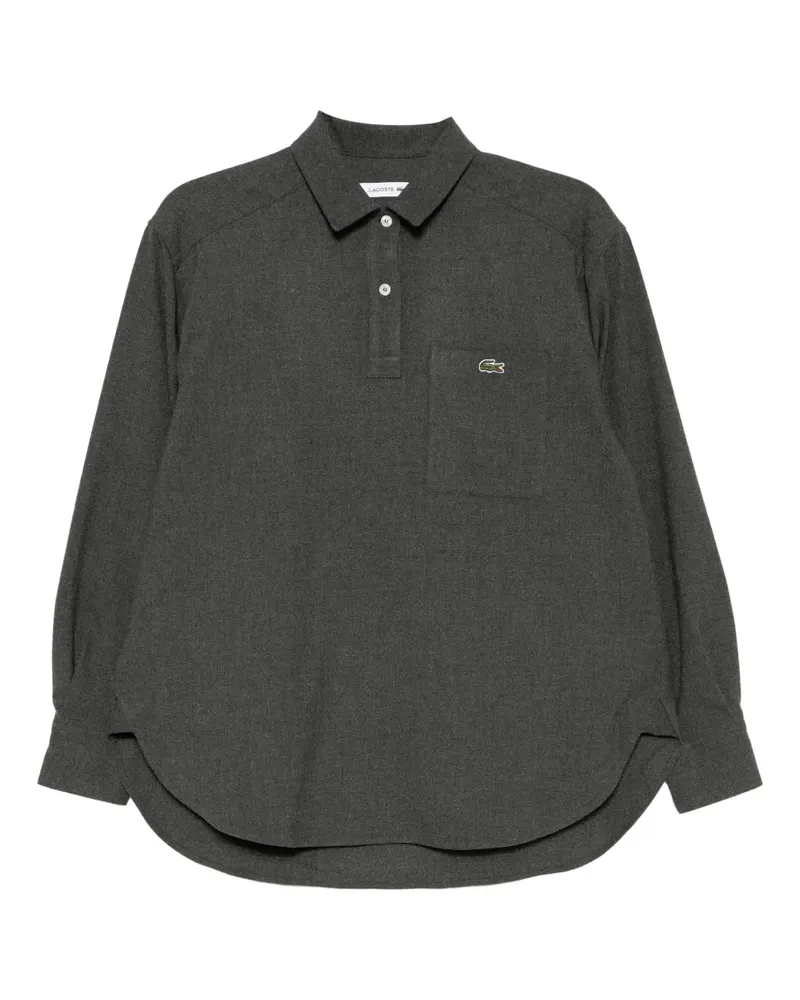 Lacoste Flanellblusen mit Logo - Grau Grau